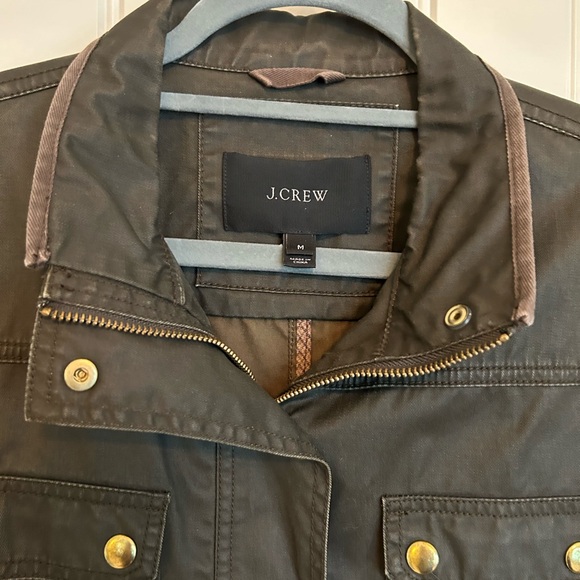 J. Crew Utility jacket. Resin coated twill field jacket. - Picture 10 of 14